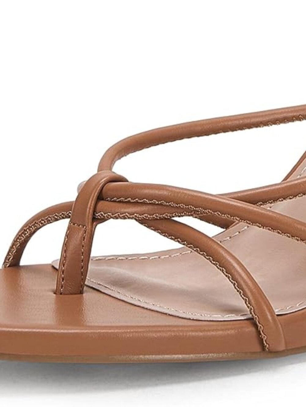 Women’s Square Open Toe Flip Flops Stiletto Heels Strappy Thong Slide on Slingba